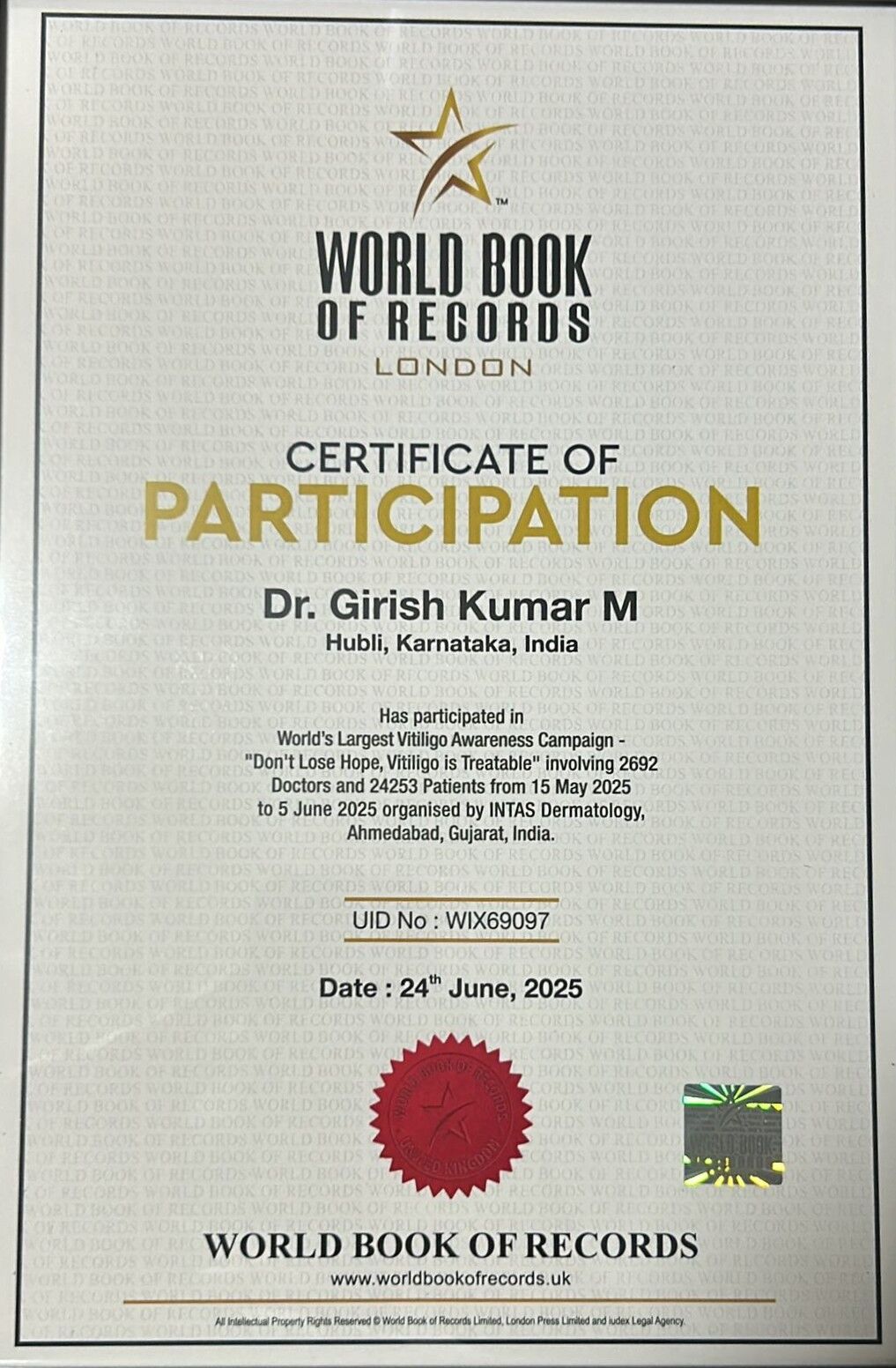 dr-girishkumar-m-honoured-by-world-book-of-records-london-for-vitiligo-awareness-contribution-thumbnail