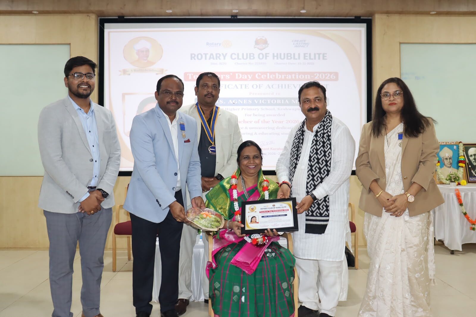 Dermatologist in Hubli Dr. Girish Kumar Chalawadi Joins Teachers’ Day 2026 Celebration at BVB College